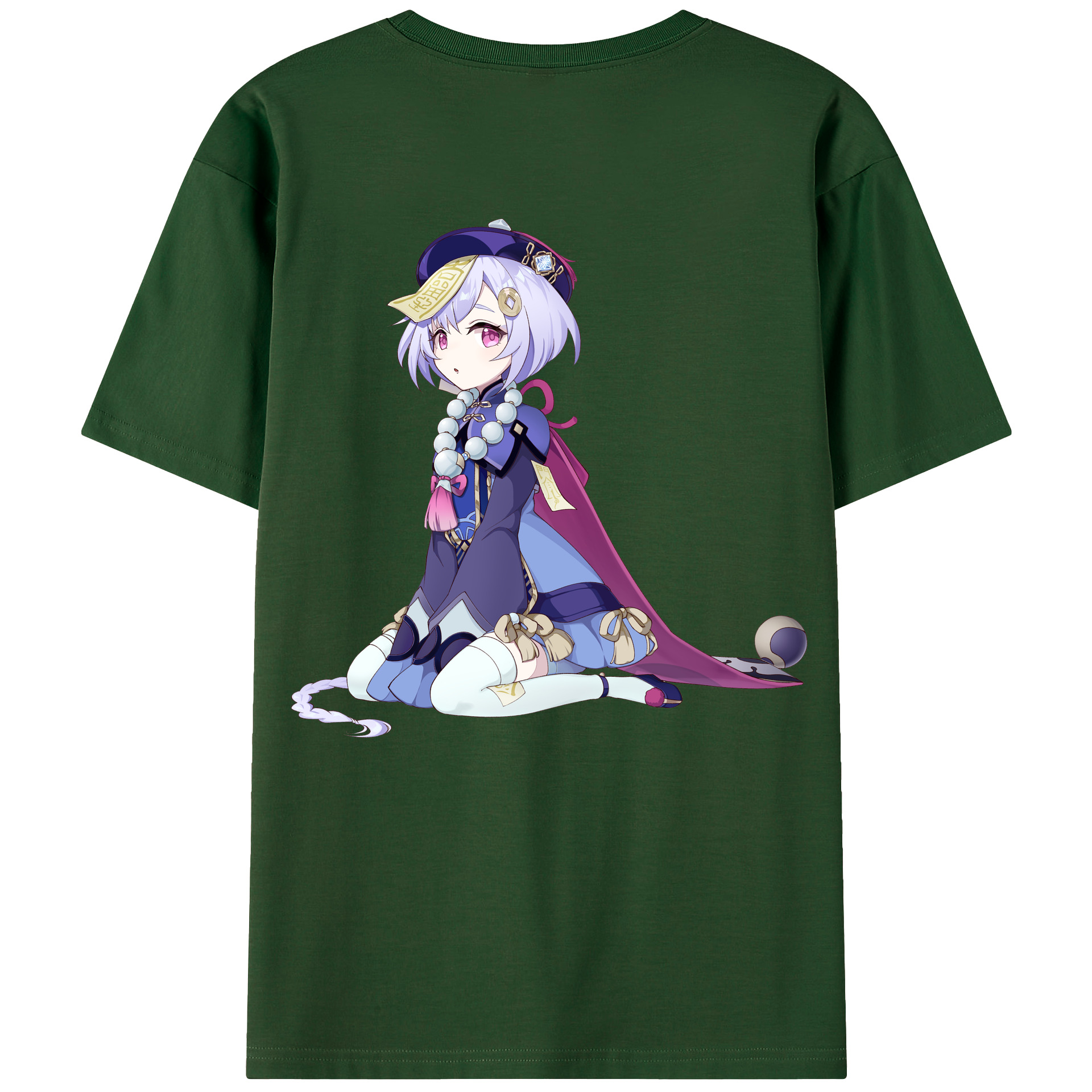 げんし神 七七 なな  genshin Nana 綿100％半袖Tシャツ（背面プリント）